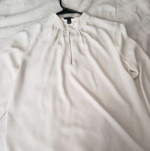 Ann taylor cream blouse